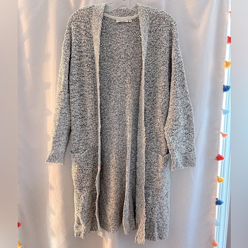 RD Style Gray Long Cardigan Sweater